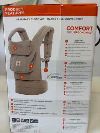 Mochila porteo Ergobaby Original + Easy Snug