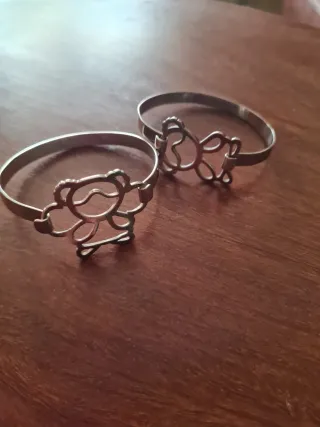 Pulsera niña plata.