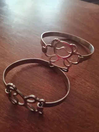 Pulsera niña plata.