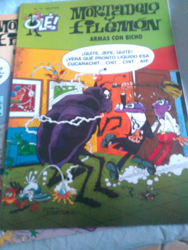 3 tebeos de Mortadelo y Filemón .