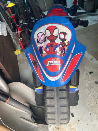 Moto Eléctrica Spiderman para Niños