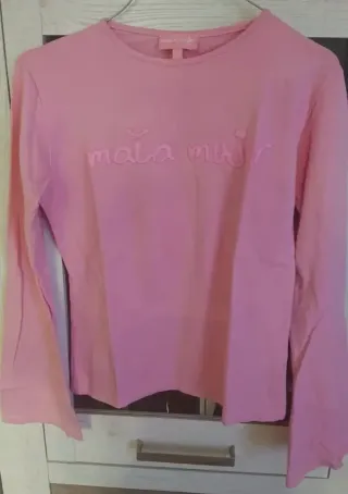 Camiseta rosa manga larga Mala Mujer