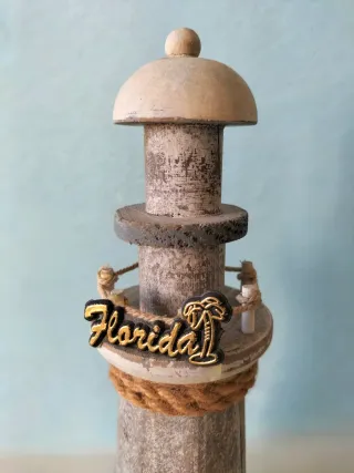Faro souvenir legno Florida