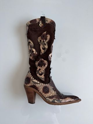 Botas El Dantes Talla 39 Piel Serpiente
