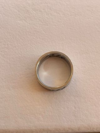 Anillo Acero Tribal Hombre