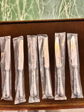 Christofle Spatours 6 Coltelli Frutta