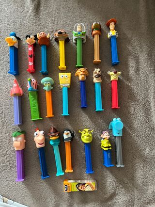 Dosificadores Caramelos Pez Colección Personajes