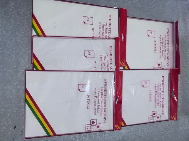 Etichette Autoadesive A4 - 20 Fogli