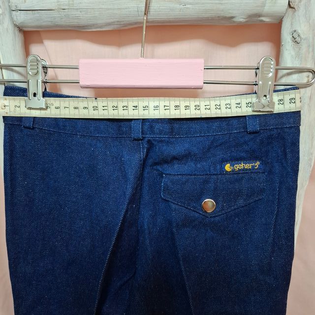Pantalón Denim Azul Vintage Gother's Talla 10