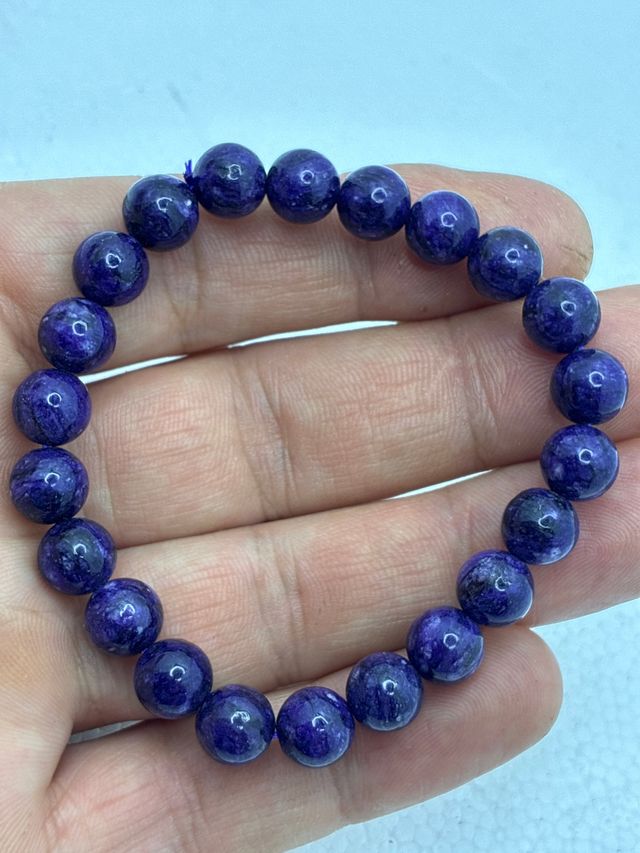 Autentico braccialetto Charoite viola