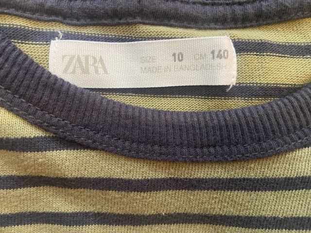 T-shirt per bambini Zara a righe T10 (140 cm) mai indossata