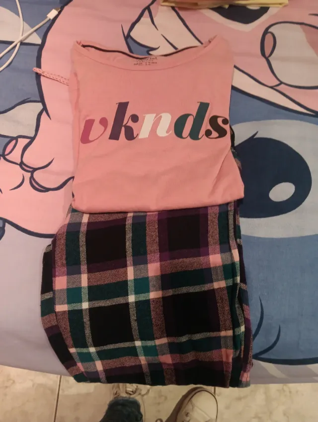 Pijama niña vknds cuadros