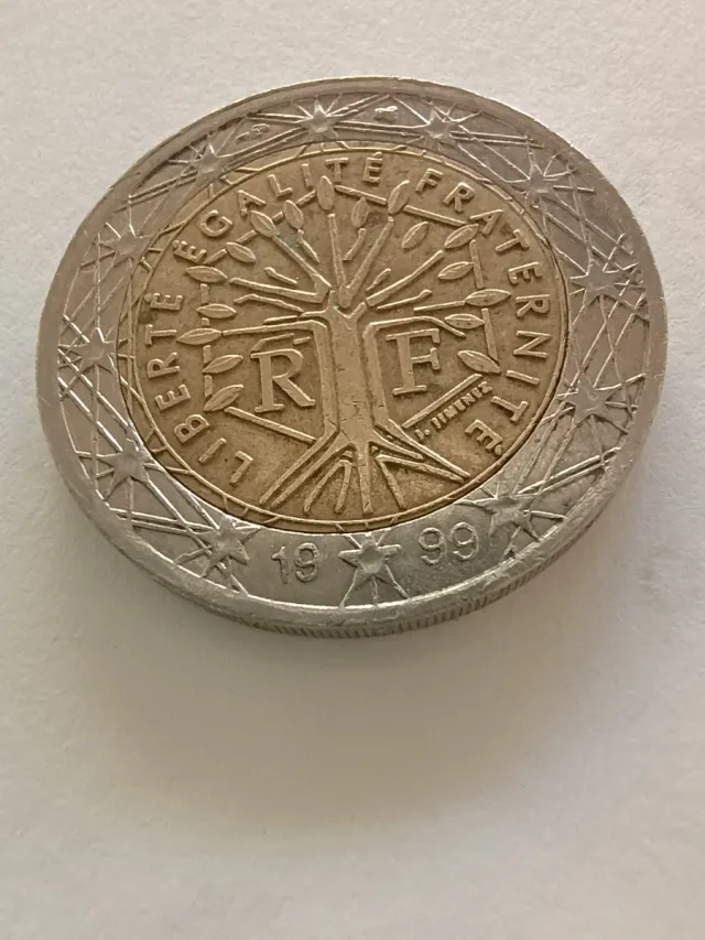 Moneda 2 Euros Francia 1999