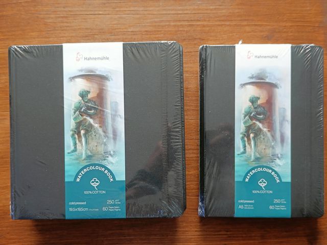 7 Sketchbooks Hahnemühle 100% Algodón Grano Fino