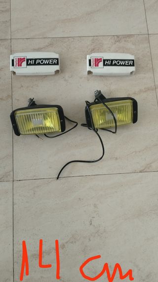 Juego Faros Antiniebla Raydyt Hi Power Amarillos