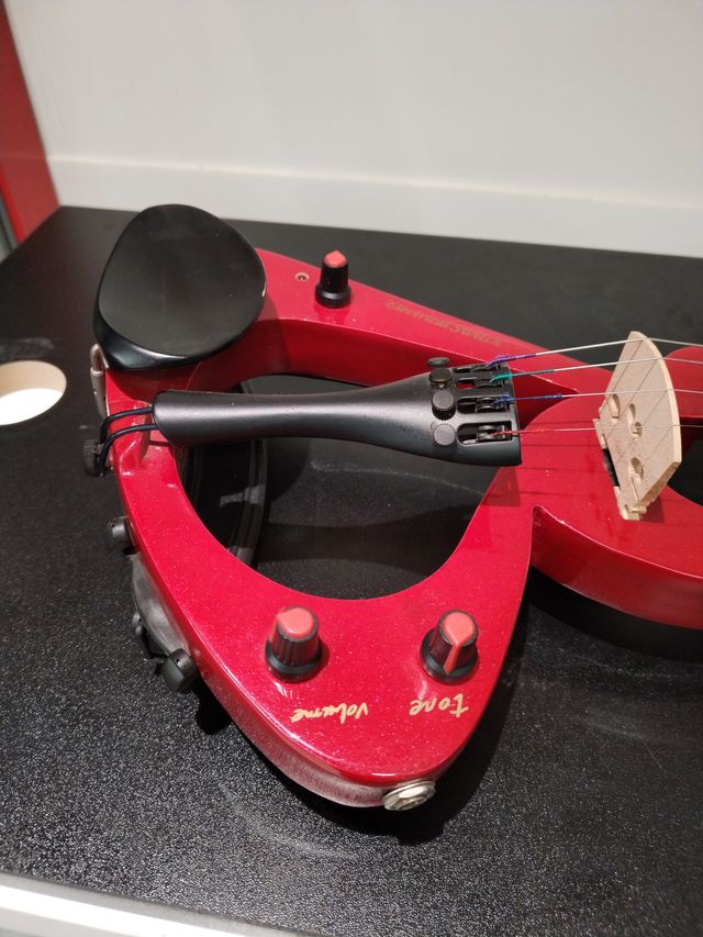 Violino Elétrico Vermelho