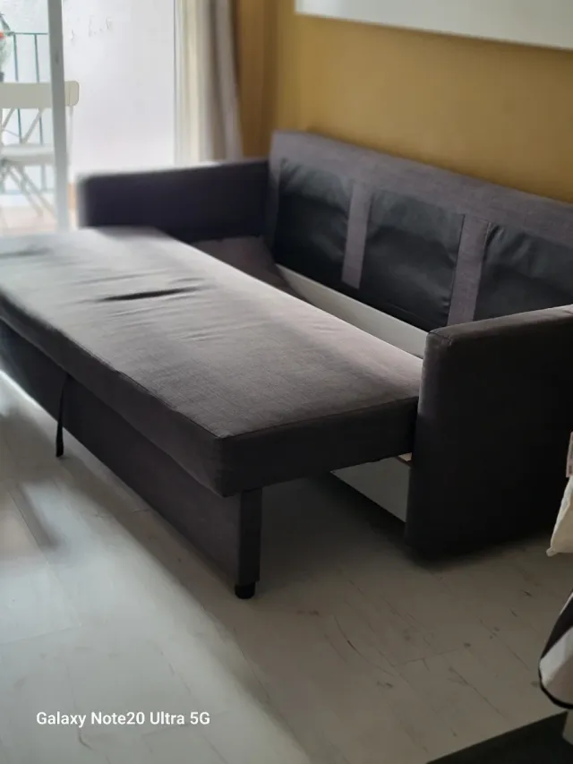 Sofá Cama Gris Grande