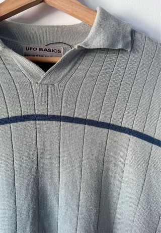 Polo UFO Basics vintage gris.