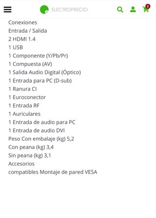 Televisor Samsung 19 pulgadas UE19D4020