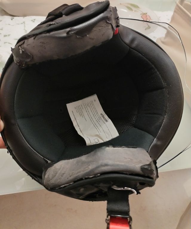 Casco Moto Crivit Nero Visiera Protettiva