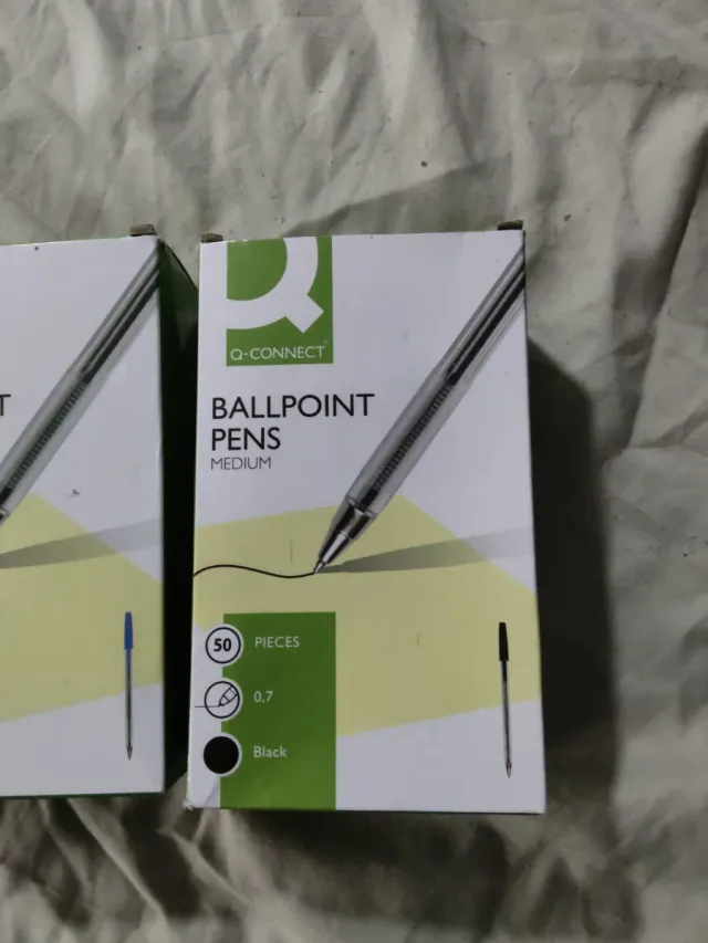 100 canetas Q-Connect Medium 0.7mm (50 pcs)