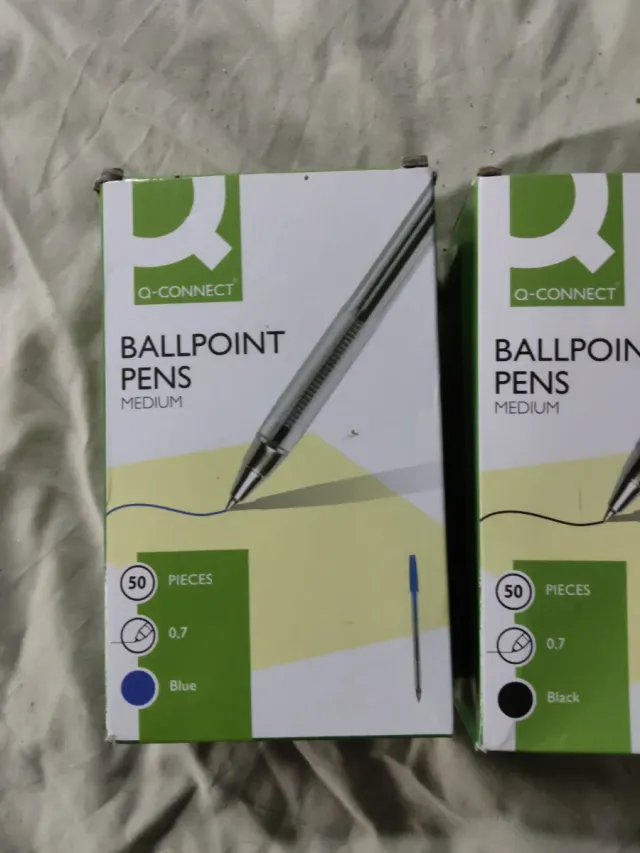 100 penne Q-Connect Medium da 0,7 mm (50 pezzi)