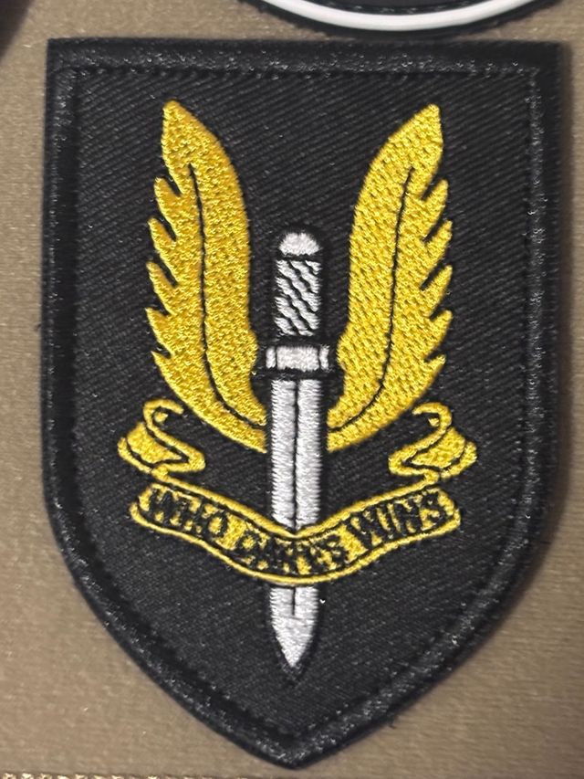 PARCHE BORDADO VELCRO SAS 