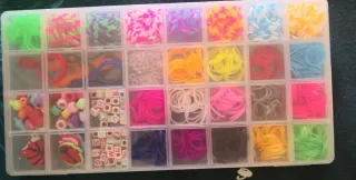 Abalorios para pulseras multicolor