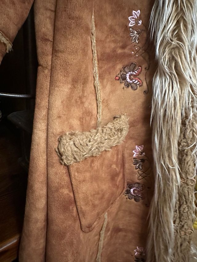 Cappotto lungo Chilli con ricamo