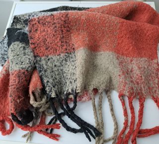 Bufanda de cuadros mujer