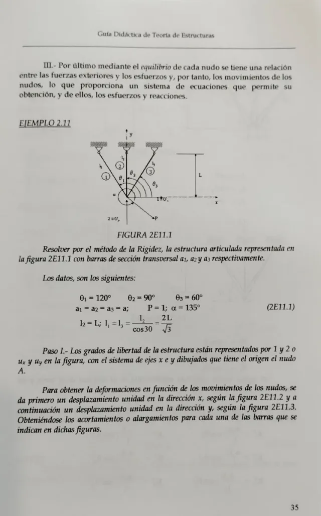 Teoría de Estructuras.