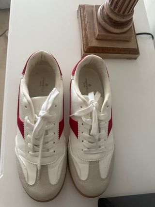 Zapatillas Springfield Blancas y Rojas