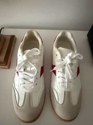 Zapatillas Springfield Blancas y Rojas