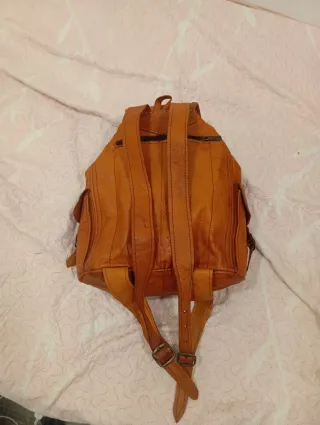 Mochila Cuero Vintage Unisex
