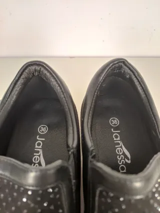 Sneakers con zeppa donna nere