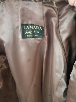 Abrigo de piel de zorro en perfecto estado