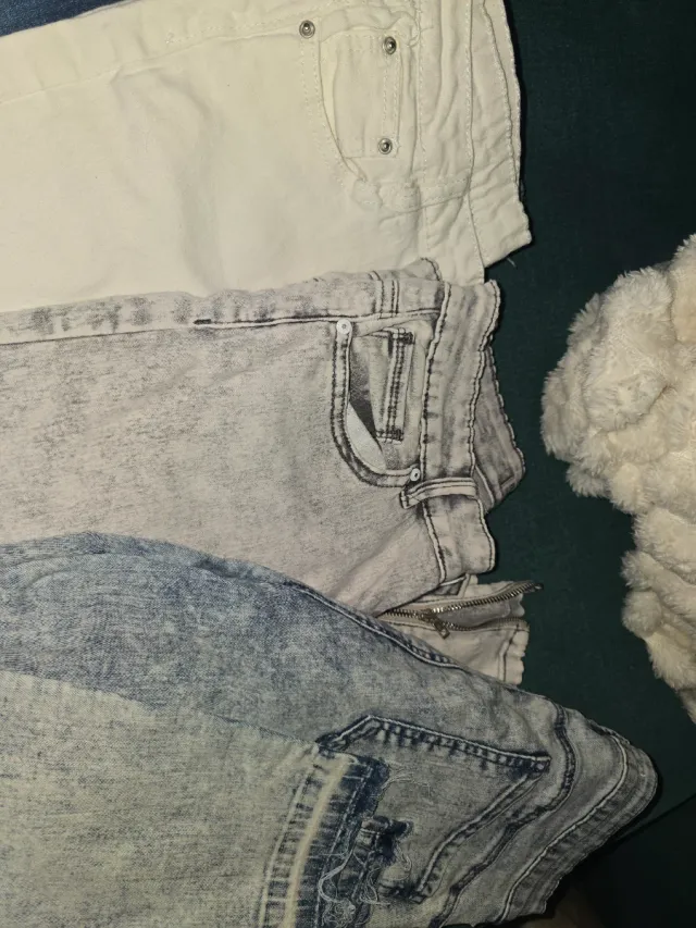 Lote 5 Vaqueros diferentes tonalidades son elastic