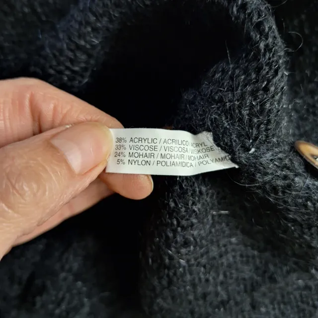 Cardigan donna nero elegante