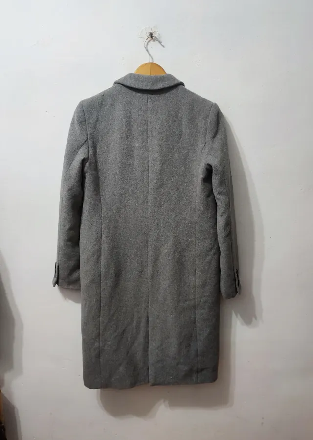 Abrigo largo gris Stradivarius mujer Talla M