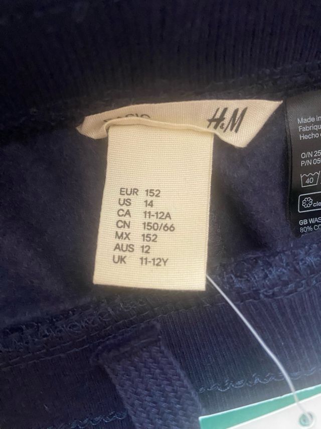 Pantaloni sportivi per bambini mai indossati HM 152 cm