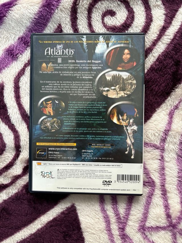 Atlantis 3 El Nuevo Mundo PS2