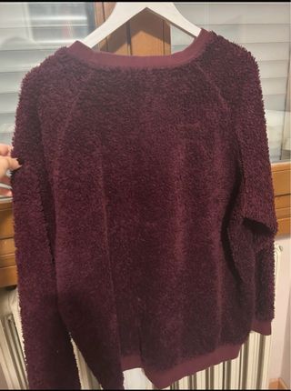 Sudadera Adidas Borgoña Peluche