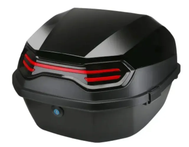 Baúl para moto negro