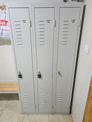 Taquilla 3 módulos metálica