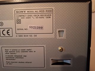 Sistema surround Sony HCD-RX80