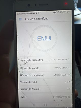 Huawei P9 Lite Bianco/Argento