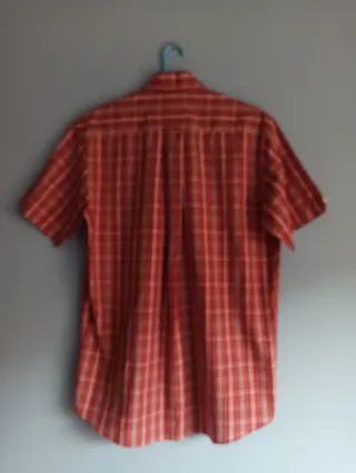 Camisa cuadros juvenil manga corta