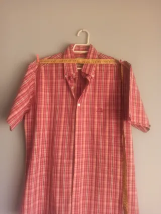 Camisa cuadros juvenil manga corta