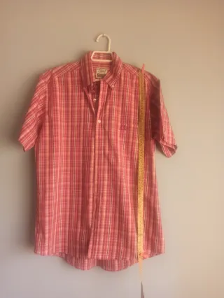 Camisa cuadros juvenil manga corta