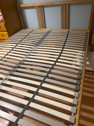 Estructura Cama Madera y Metal